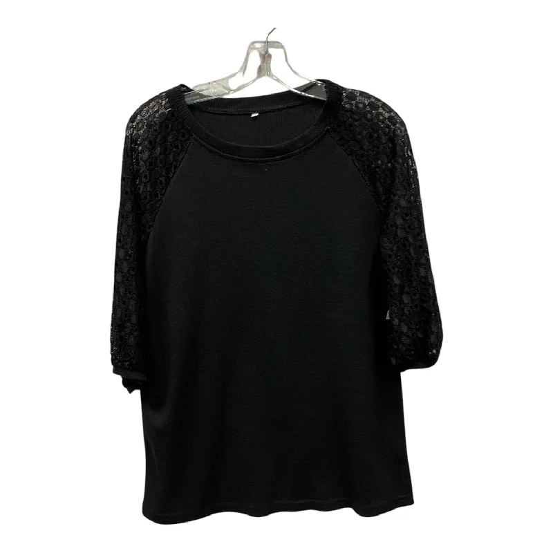 Top Ls  In Black, Size:M