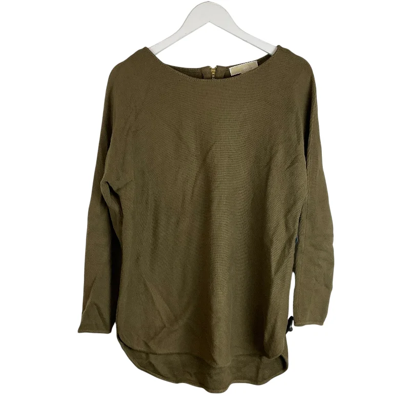 Top Long Sleeve By Michael By Michael Kors In Green, Size: L