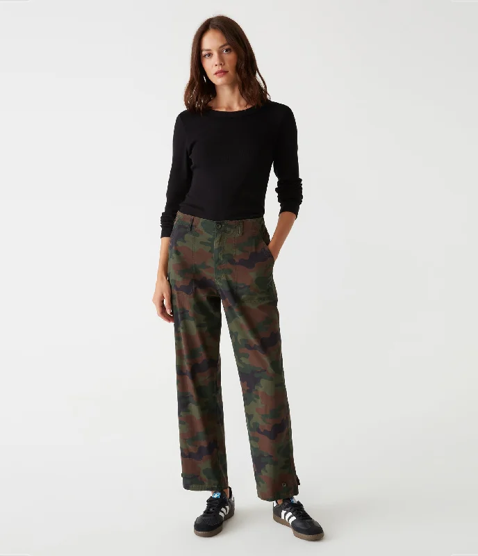 Wardrobe Update Maxine Twill Camo Convertible Pant