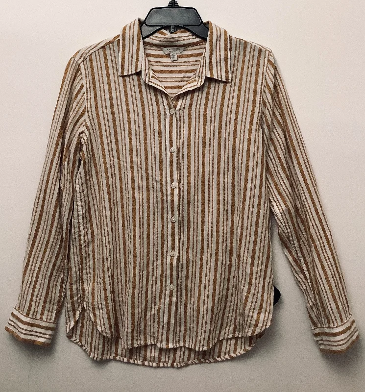 Top Long Sleeve By Lucky Brand In Striped Pattern, Size: S