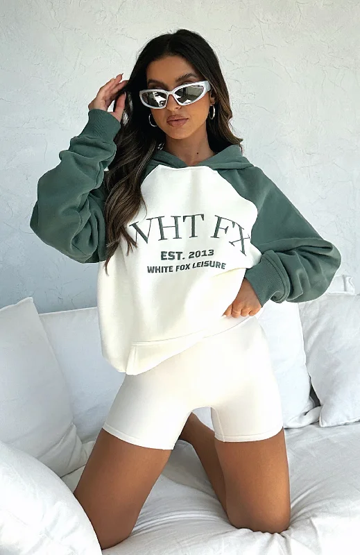 Fashion Forward Style Caught Up On It Oversized Hoodie Cream