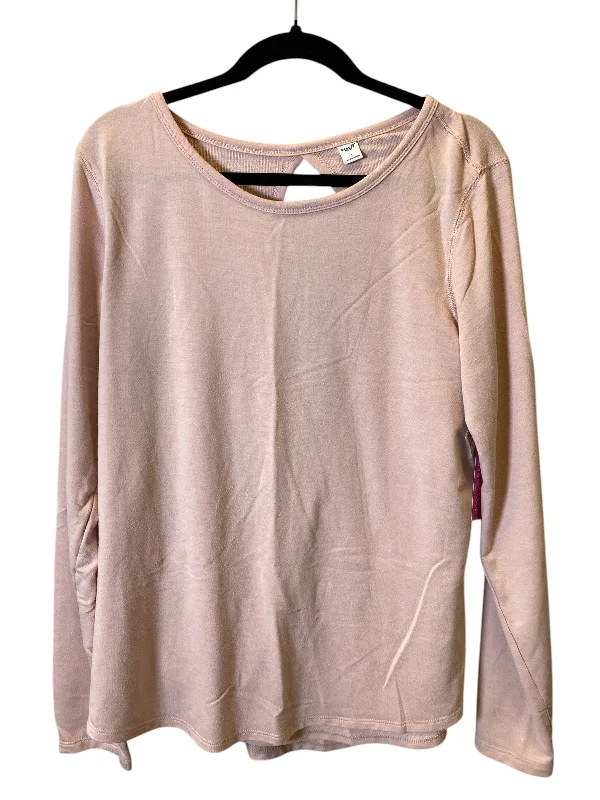 Top Long Sleeve By Old Navy In Pink, Size: L