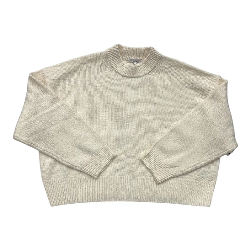 Sweater By Madewell In Cream, Size: L