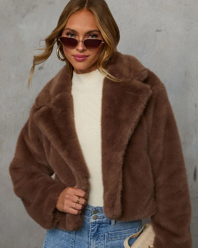 Limited Time Deal Snuggle Season Faux Fur Coat