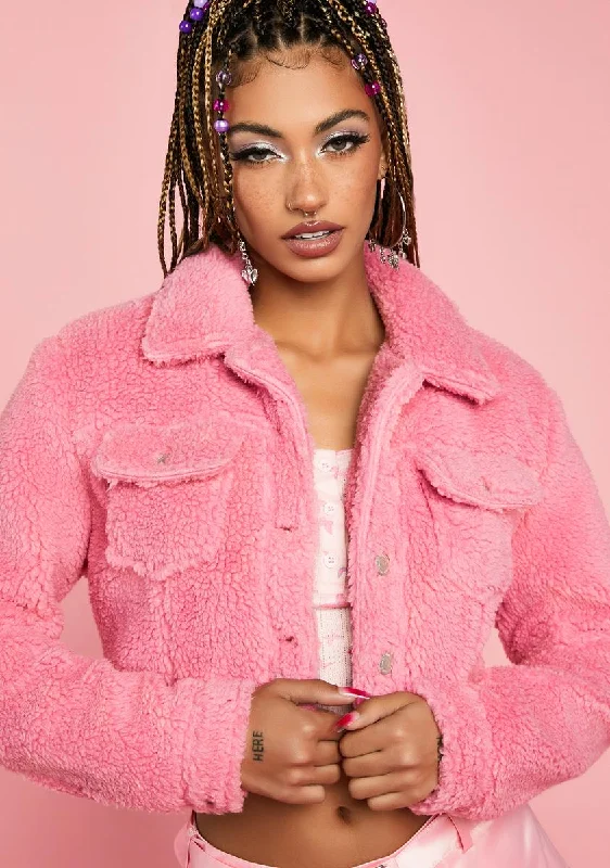 Chic Allure Need A Break Sherpa Jacket