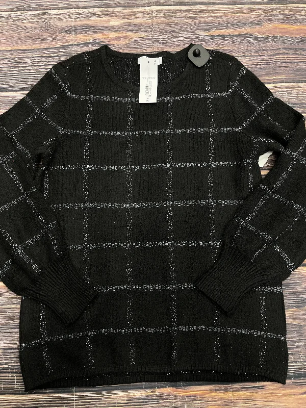 Sweater By Liz Claiborne In Black, Size: M