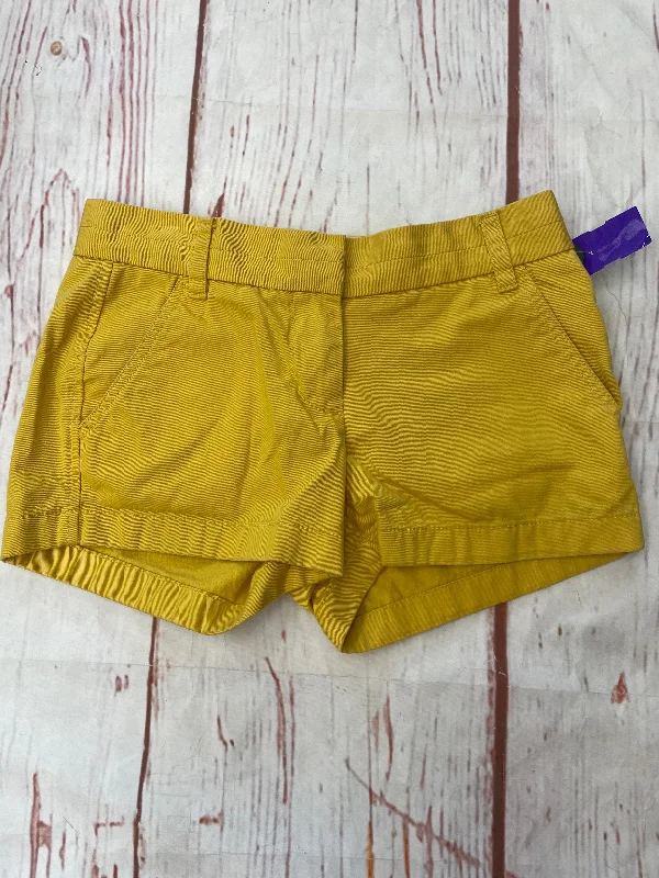 Yellow Shorts J Crew, Size 0