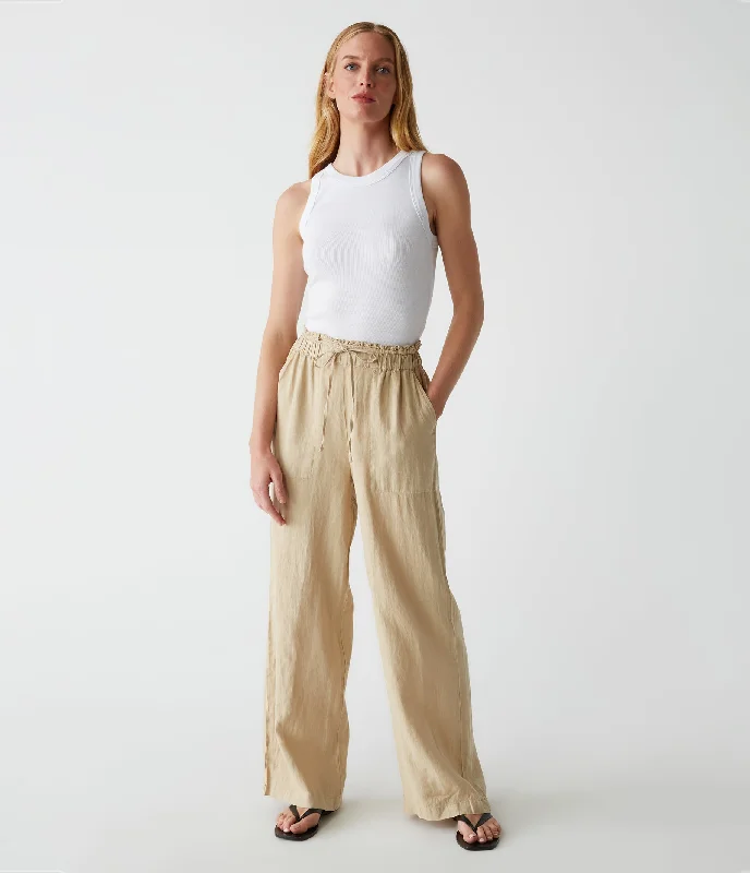 Chic Style, Always In Vogue Jules Linen Pant