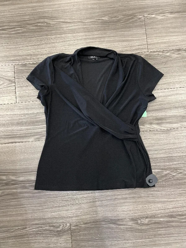 Black Top Short Sleeve Dkny, Size Petite   Xl