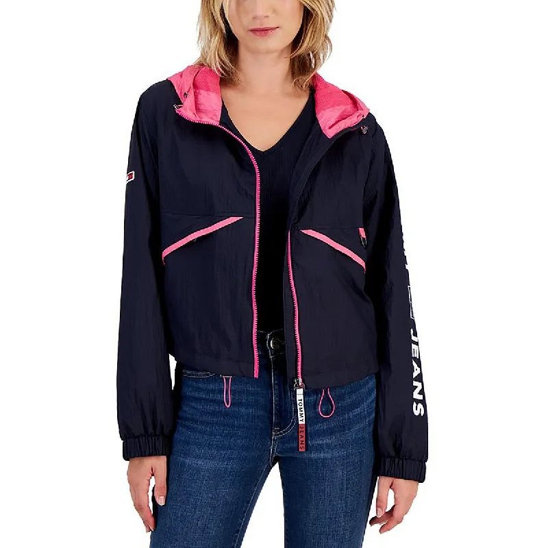 Tropical Island - Inspired Attire Womens Hooded Lightweight Windbreaker Jacket