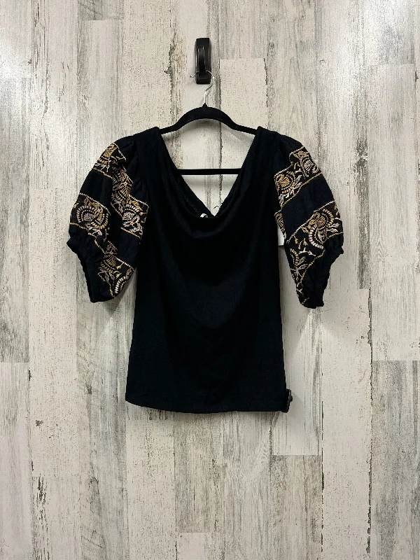 Black Top Short Sleeve Free People, Size M