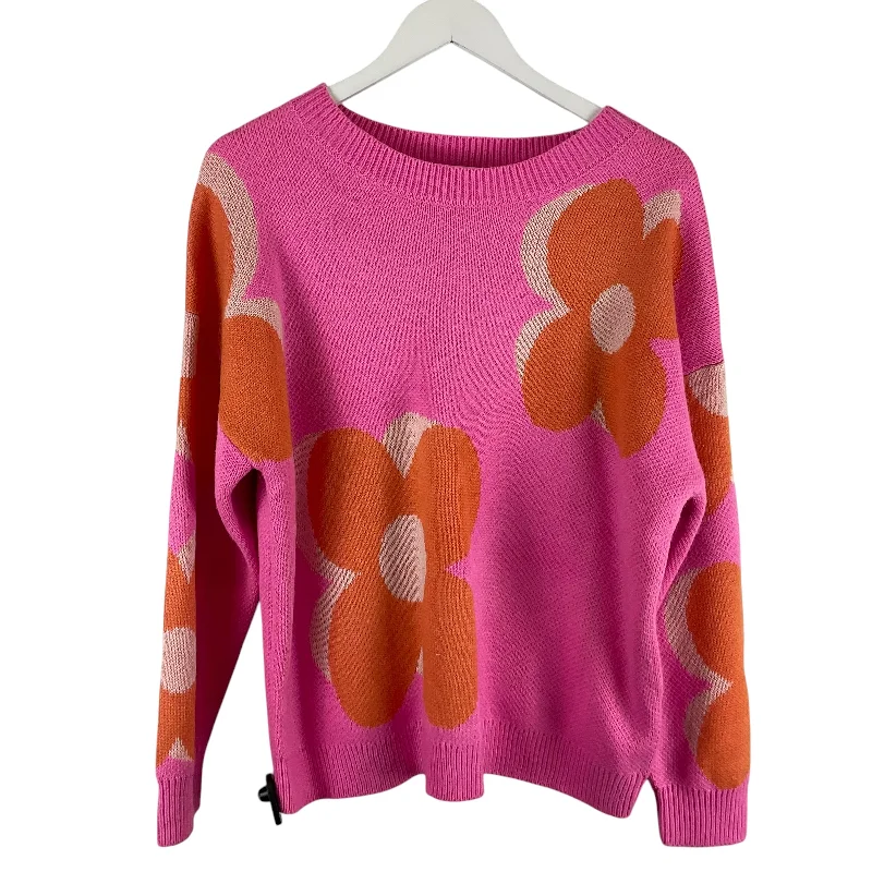 Sweater By Cme In Pink, Size: S