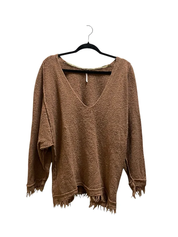 Sweater By Free People In Brown, Size: M