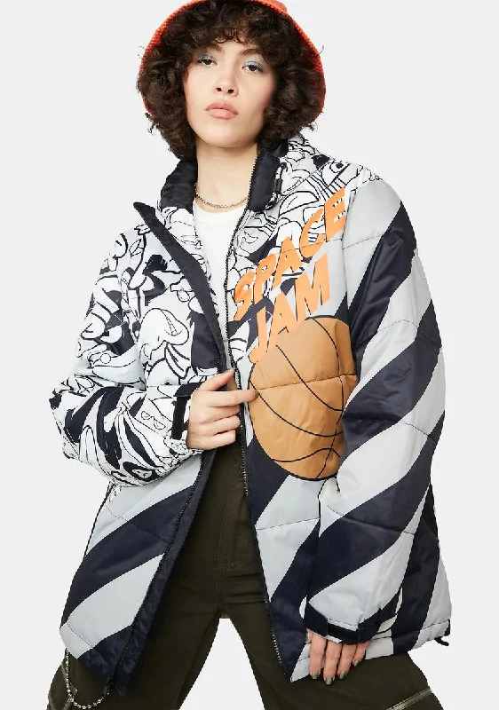 Fashion Forward X Space Jam Puffer Jacket