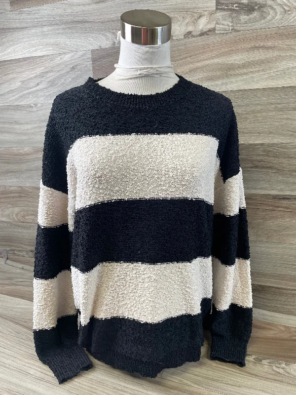 Sweater By Knox Rose In Striped Pattern, Size: S