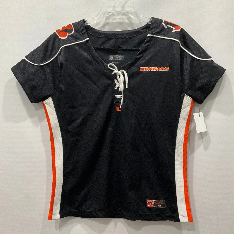 Black Top Short Sleeve Nfl, Size M