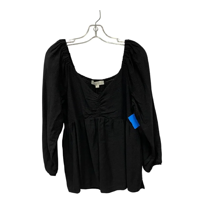 Top Ls By Loft In Black, Size:M