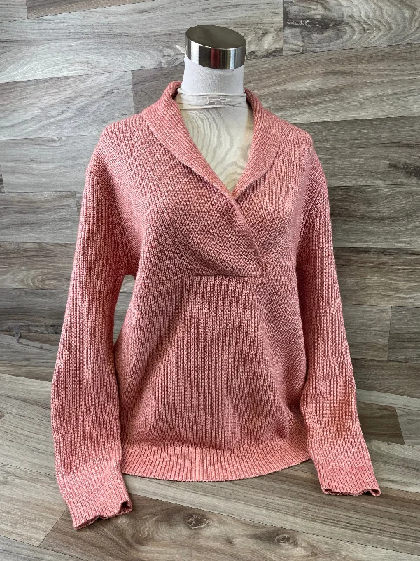 Sweater By Talbots In Pink, Size: M