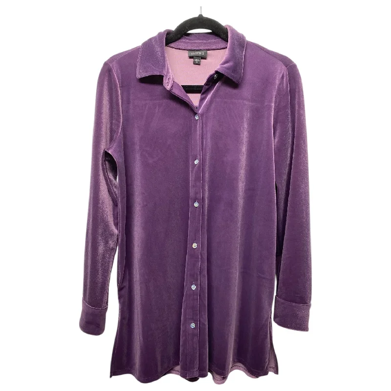 Top Long Sleeve By J. Jill In Purple, Size: Xs