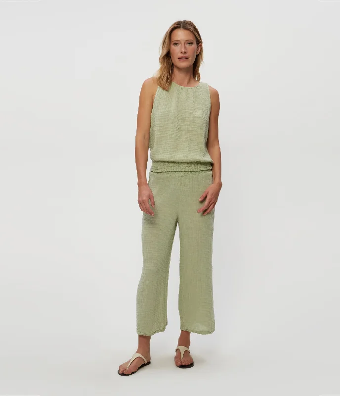 Limited Stock, Big Sale Medina Cropped Gauze Pant