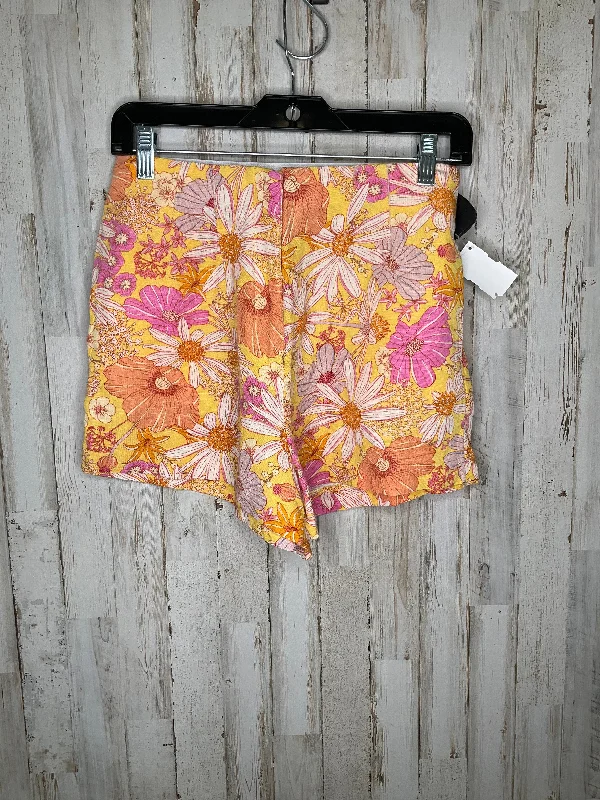 Floral Print Shorts H&m, Size S