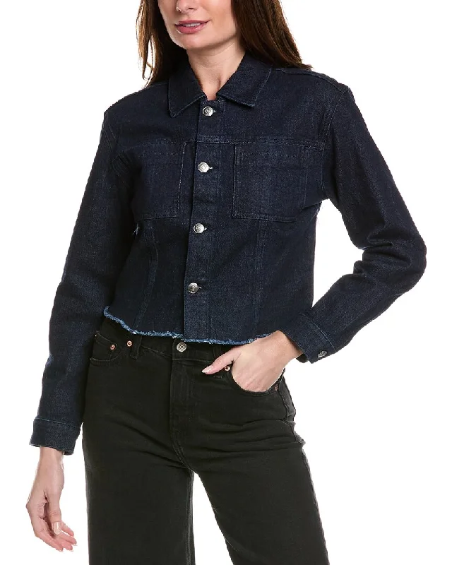 Trend Forward Threads HUDSON Jeans Cropped Denim Jacket