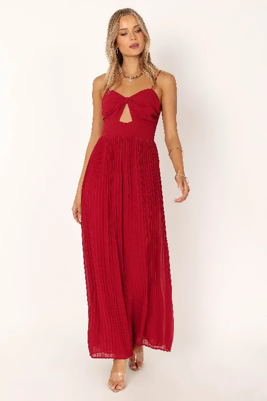 Exquisite Women's Wear Sale Alice Wide Leg Jumpsuit - Red