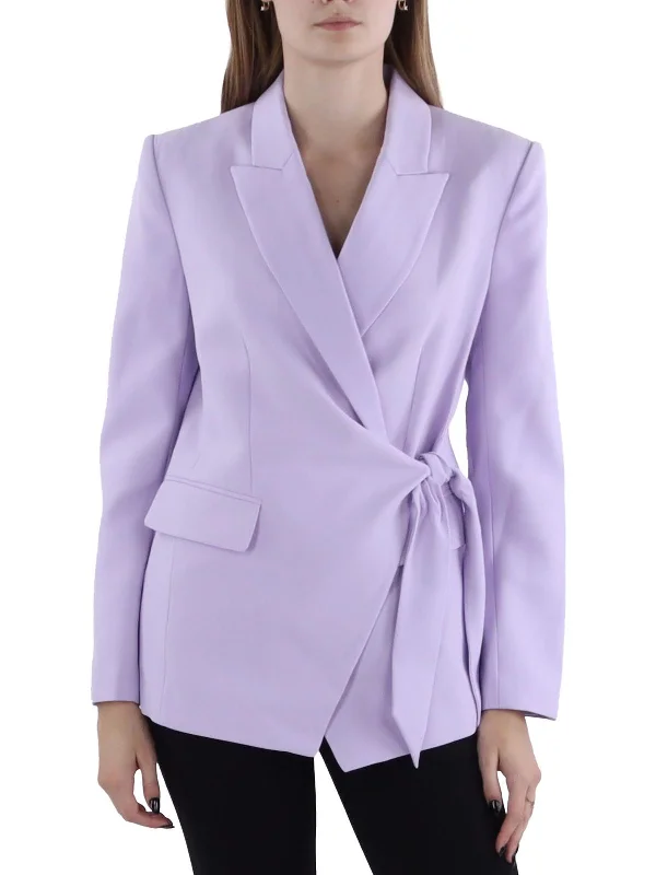 Mid - Week Surprise Womens Side Tie Business Suit Jacket