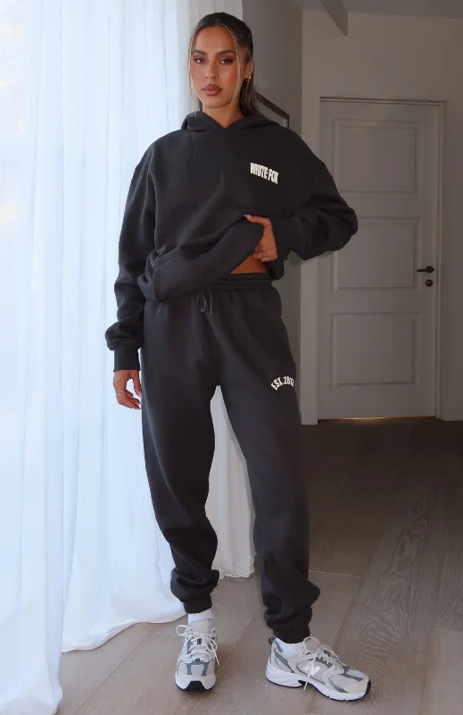 Hot Trends Major Moves Sweatpants Charcoal