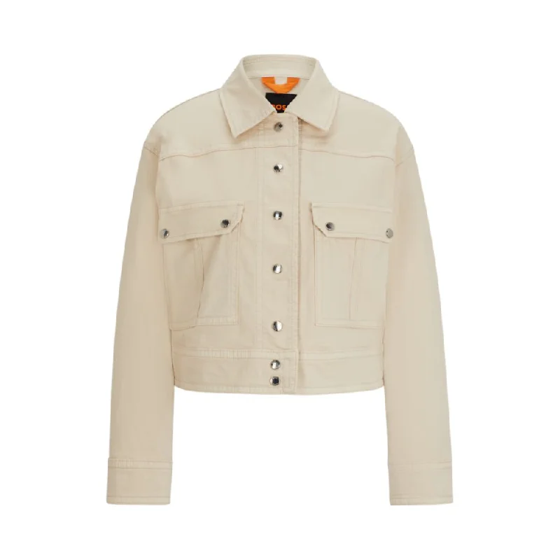 Bold Fashion Relaxed-fit jacket in stretch-cotton twill