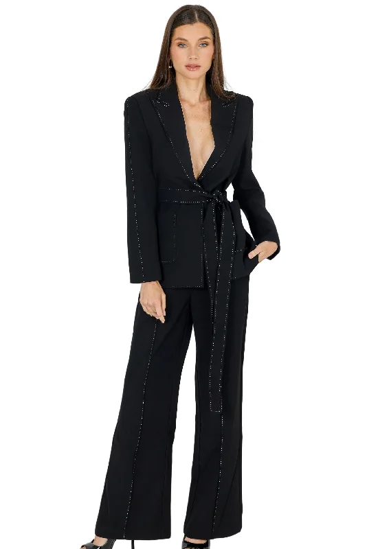 Flash Sale Now Yena Blazer with Belt (BLACK)