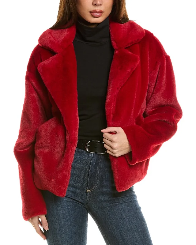 All Season Fashion Collection Le Superbe Rouge Fur-Ever Chubby Jacket