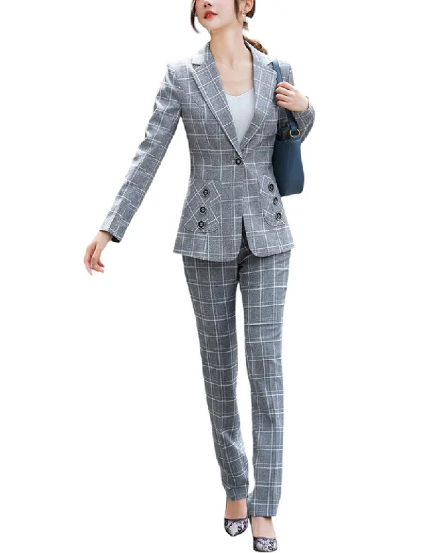 Quick Grab Deals Bossy Chic 2pc Blazer & Pant Set