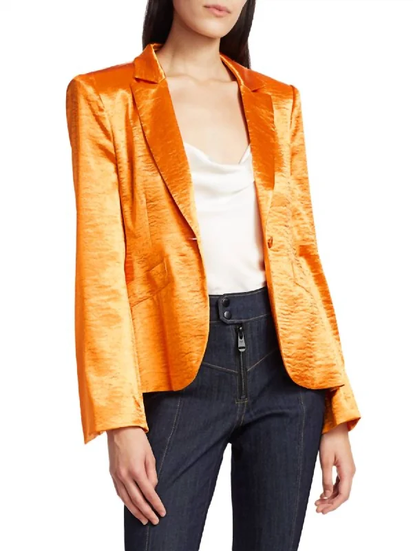 Snag Fabulous Fashion Bargains Colleen Blazer In Orange