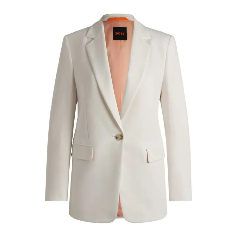 Pastel Styles Single-breasted jacket in stretch fabric