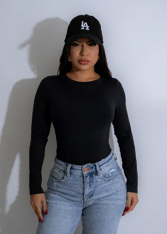 Mid Season Sale Contour Edge Bodysuit Black