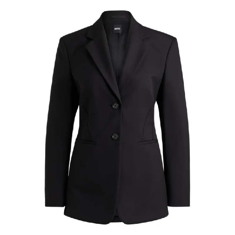 Fashion Deal Slim-fit jacket in performance-stretch material