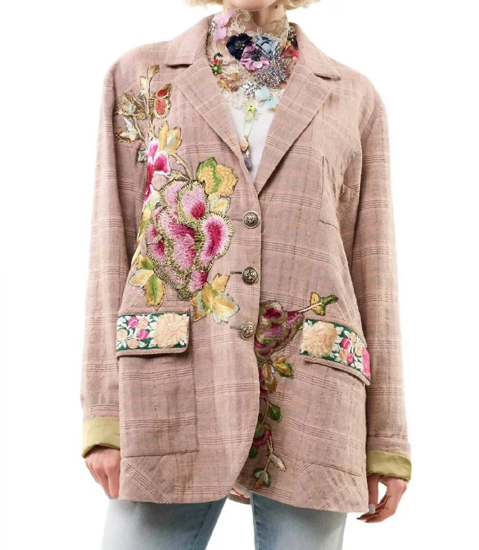 Summer Deals Sudden Sensation Blazer In Pink Ash