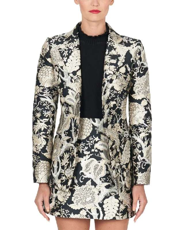 First Order Discount Carolina Herrera Notch Lapel Jacket