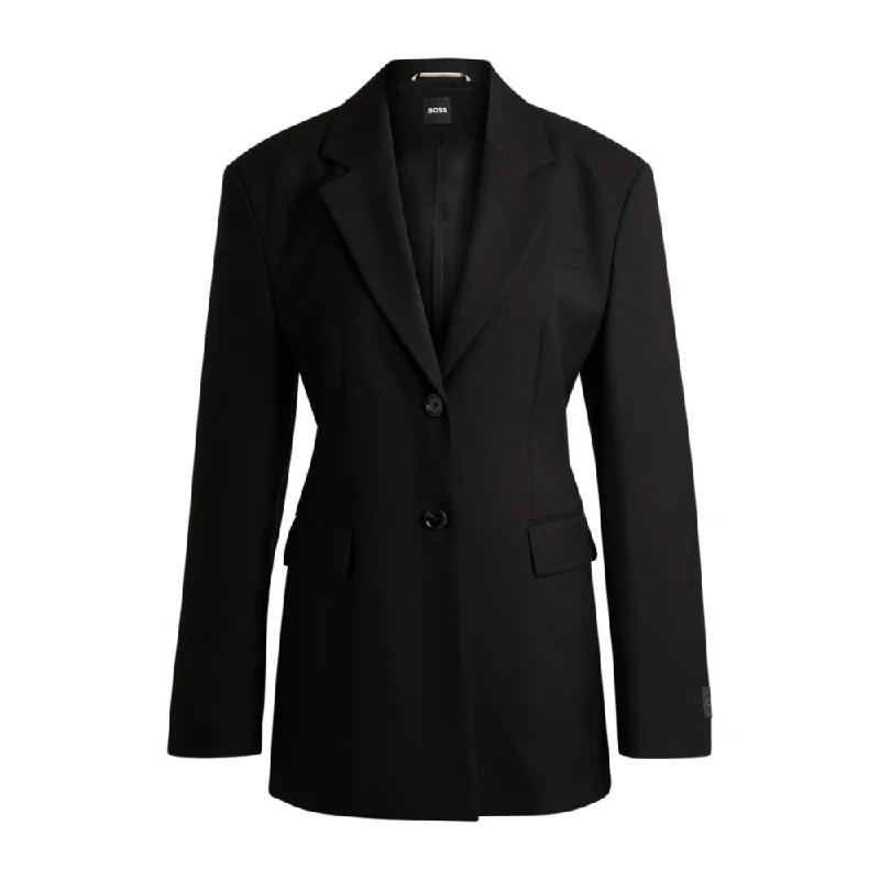 Casual Chic Slim-fit jacket in wool twill