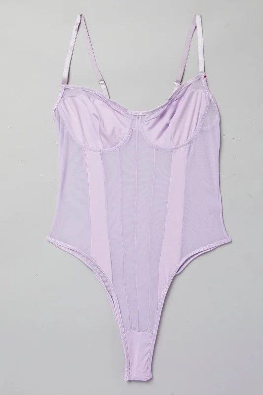 Best Sellers Purple One Piece Bodysuit