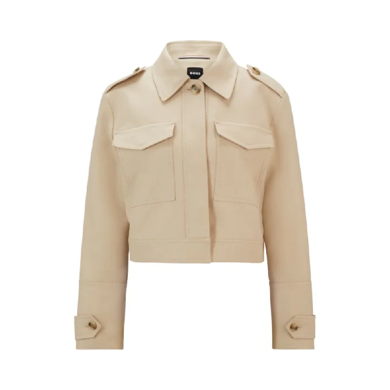 Wardrobe Refresh Regular-fit jacket in a cotton blend