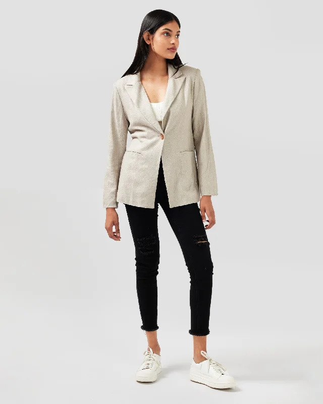 Modern Women's Fashion Synergy Wrap Blazer