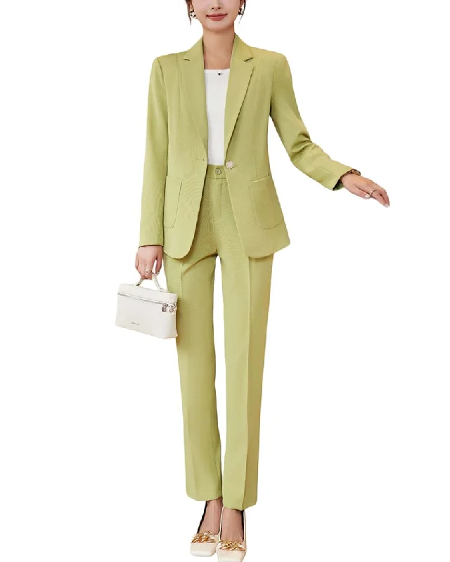 Seasonal Style Discounts Bossy Chic 2pc Blazer & Pant Set