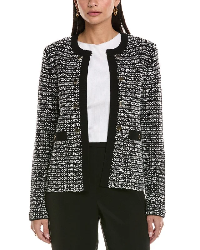 Dive Into Trendy Styles St. John Donna Wool-Blend Jacket