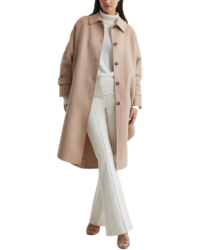 Must Haves Reiss Carmen Blind Seam Wool-Blend Cape Coat