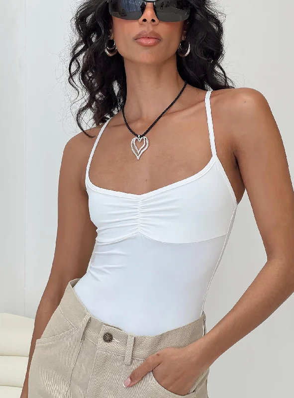 Trend Alert Linden Bodysuit White