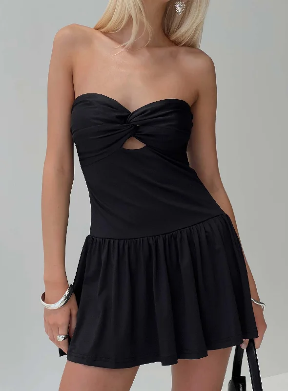 Chic And Edgy Mayberry Playsuit Black