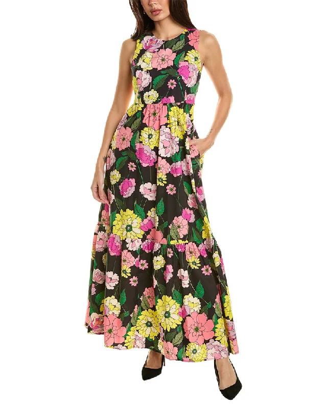 Art Deco Geometric Pattern Look Johnny Was Cassia Maxi Dress