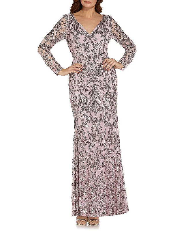 Trendy Fashion Sale Plus Womens Sequined Maxi Evening Dress